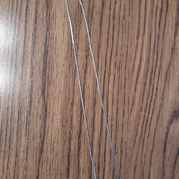 Vintage Silver tone Necklace by Trafari 15"L - Picture 5 of 11